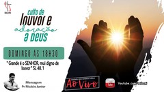 Culto de Louvor e Adoração Presencial Online 27 03 2022 e inscrição