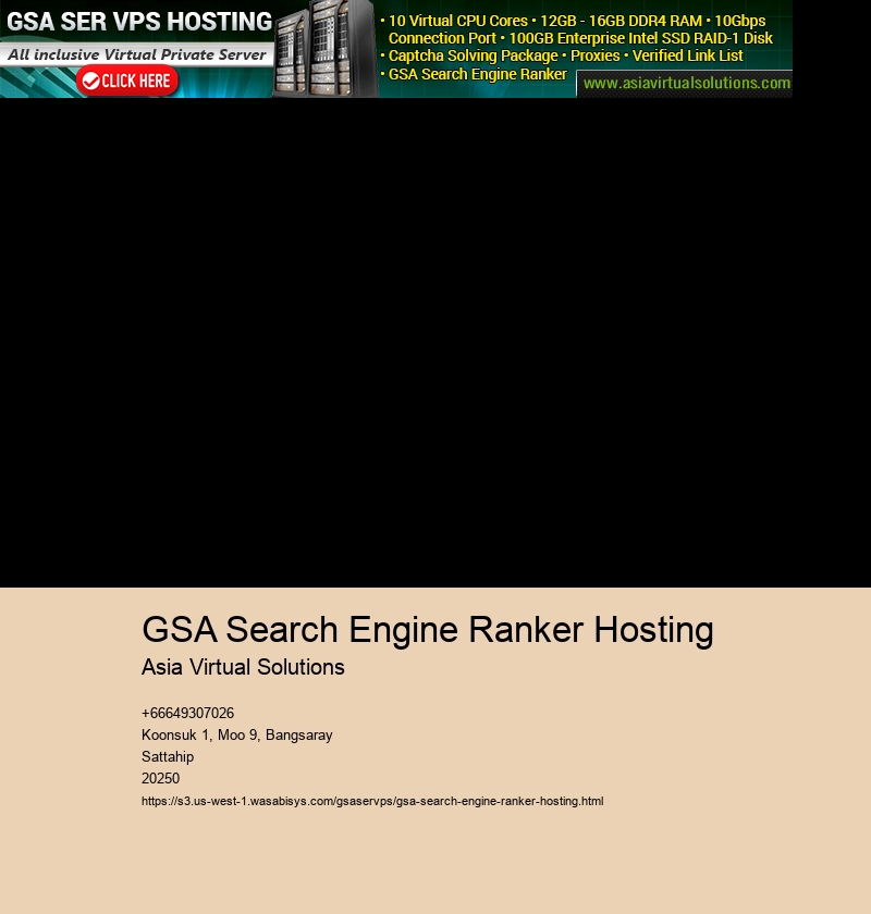 GSA Search Engine Ranker Hosting