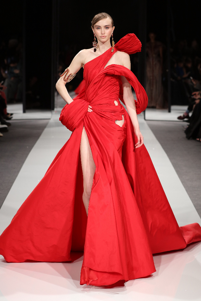 Ziad Nakad SS 2024 during Paris Haute Couture Week