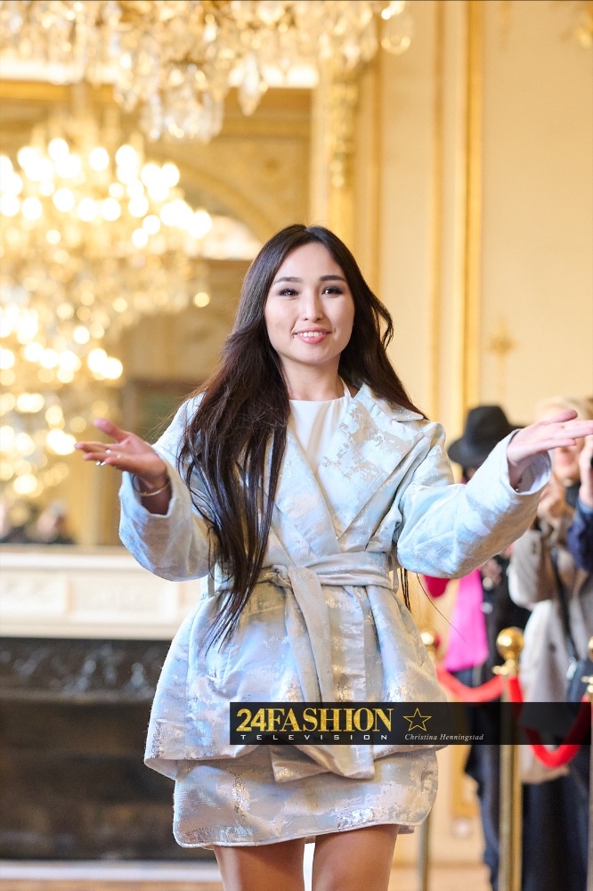 Flying Solo Paris Fashion Show Showcased Designer from Kazakhstan –  Aydana Omarova with new collection OMABELLE