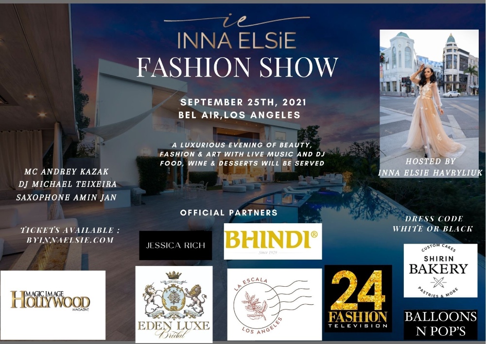 Inna Elsie Luxury Robes Brand to Present a Fashion Show In Bel Air, CA