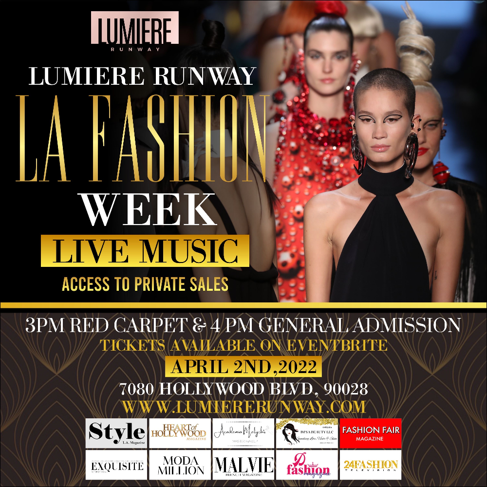 Lumiere Runway Announces 2022 LAFW Runway Fashion Show to Benefit Charities