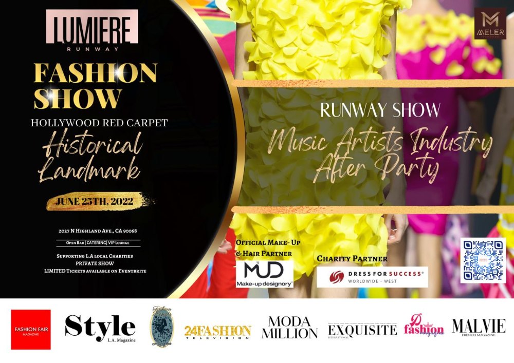 Lumiere Runway Presents Summer Night Fashion Show in Hollywood