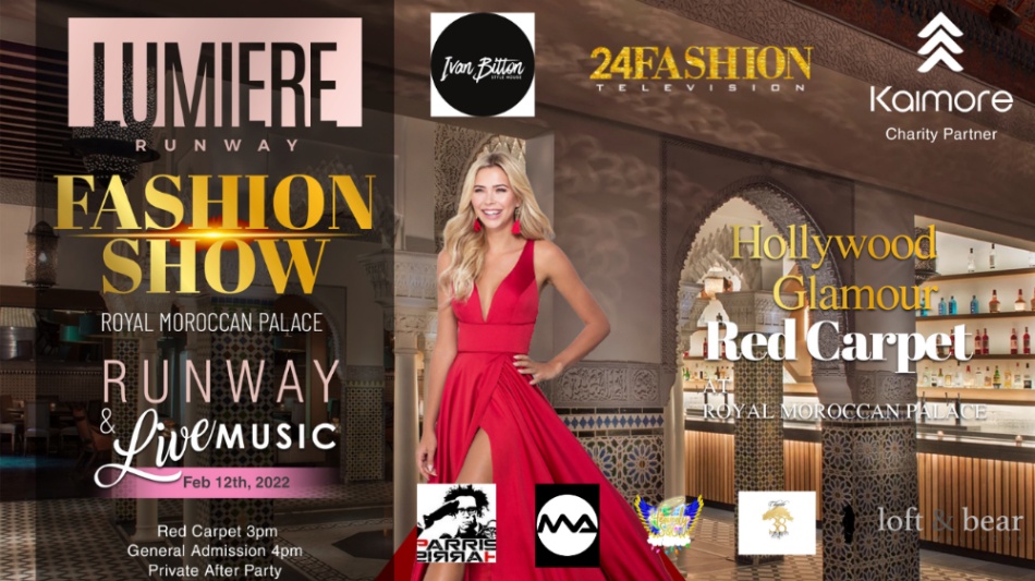 LUMIERE RUNWAY Fashion Show in Moroccan Royal Palace on February 12, 2022
