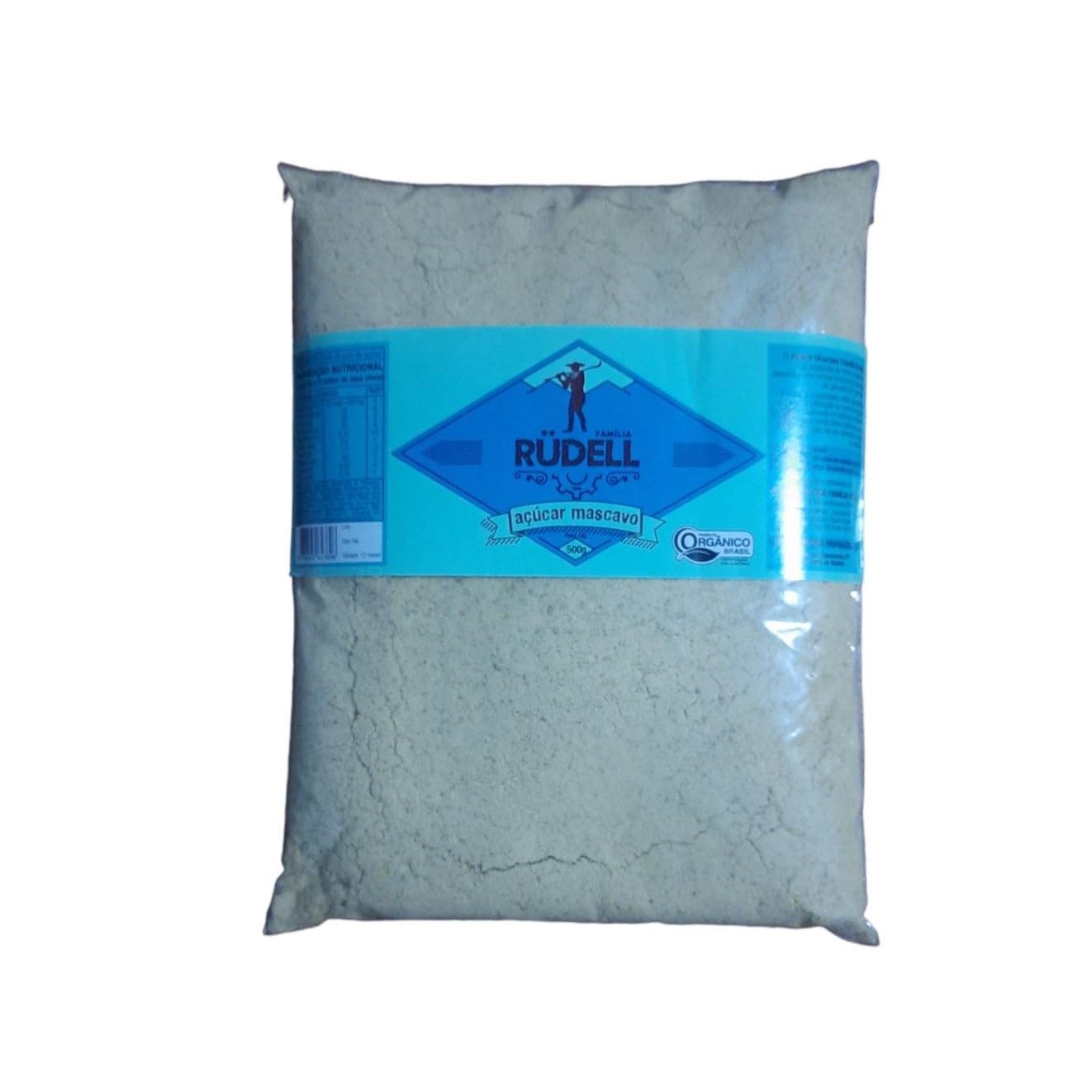 Açúcar Mascavo Orgânico Agroindústria Rudell 500g ou 1kg 