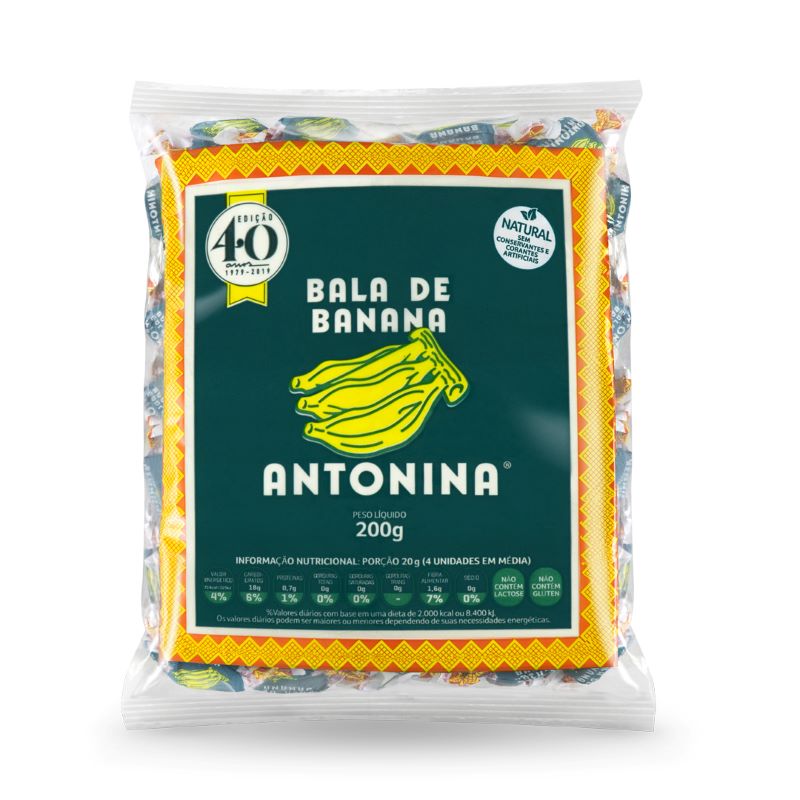 Balas de Banana Antonina 