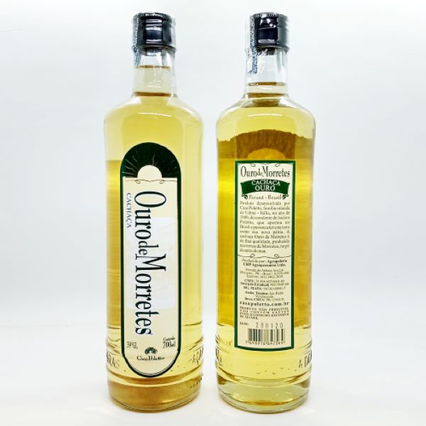 Cachaça Ouro Carvalho 1 ano- Ouro de Morretes