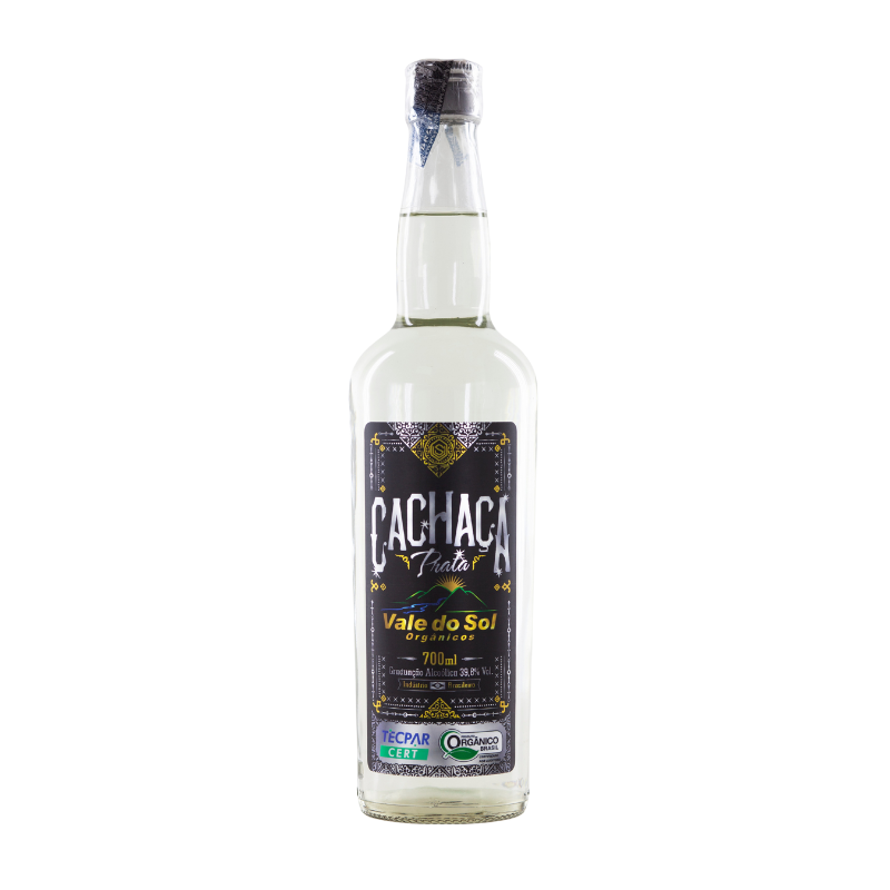 Cachaça Prata 700 ml- Vale do Sol Orgânicos 