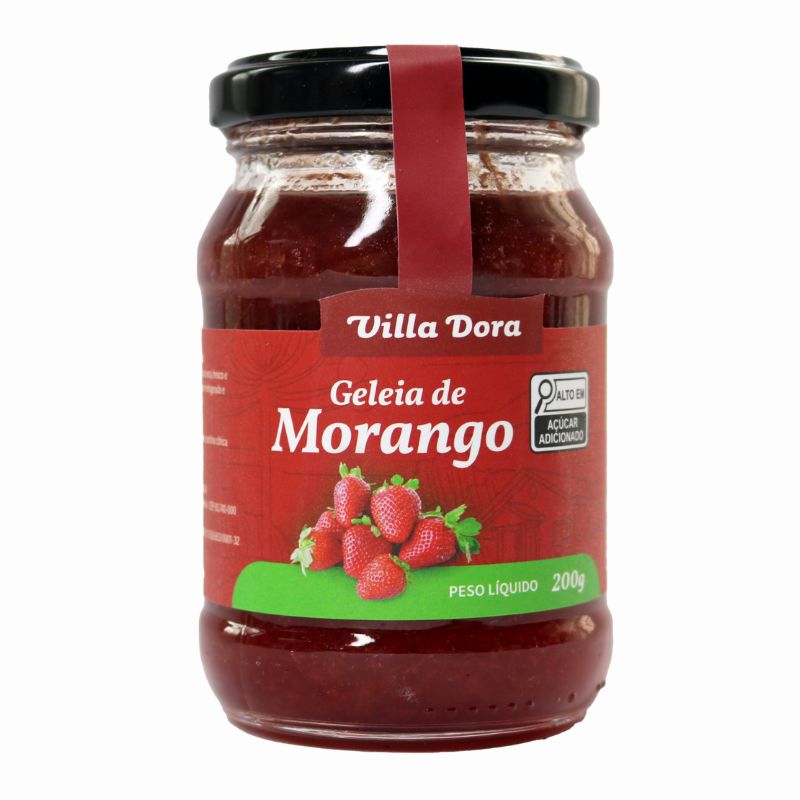 Geleia de Morango (200g) - Villa Dora