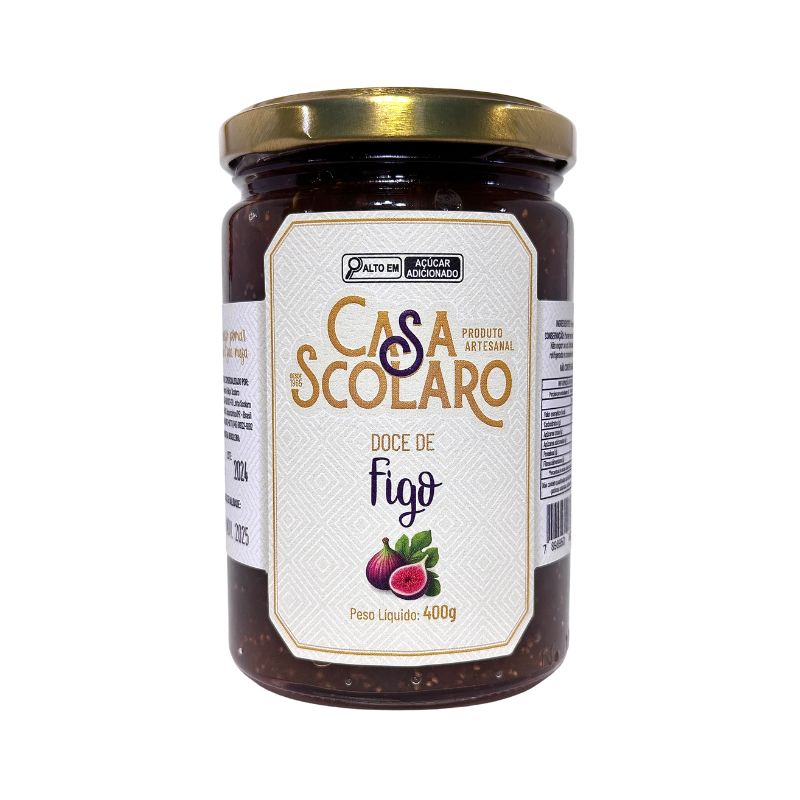 Doce de Figo 400g - Casa Scolaro