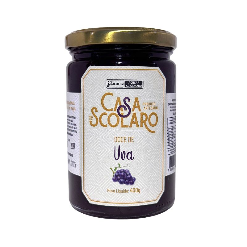 Doce de Uva 400g - Casa Scolaro