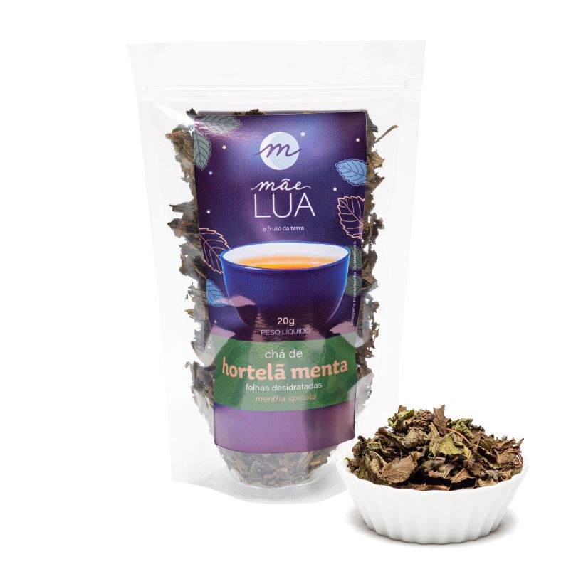 Chá de Hortelã Menta Desidratado Orgânico (20g ou 100g)- Mãe Lua