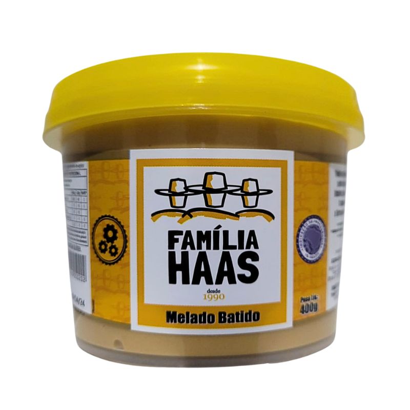 Melado de Cana Batido (400g)- Família Haas 