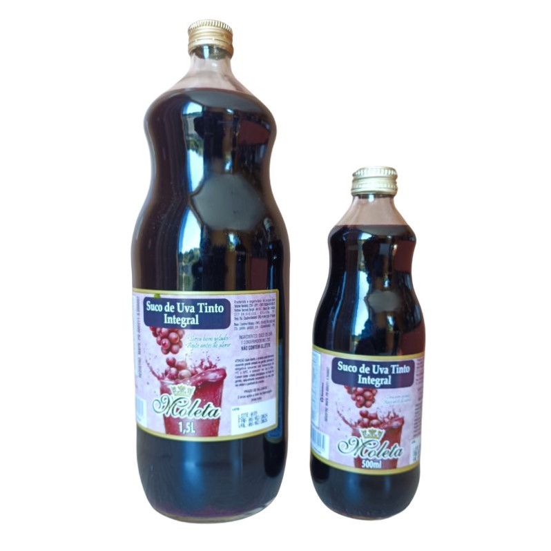 Suco de Uva Tinto Integral- Vinícola Moleta