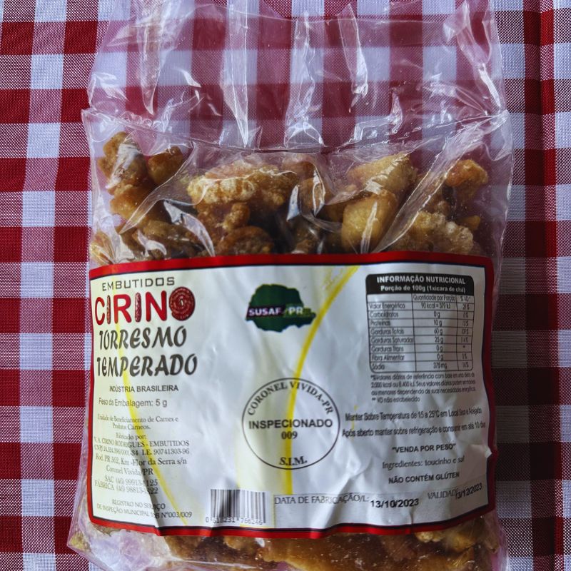 Torresmo de pacote (130g)- Embutidos Cirino