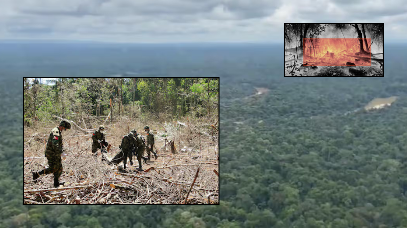MinDefensa explica operativo contra disidencias y reporta rescate de 3 menores sobrevivientes