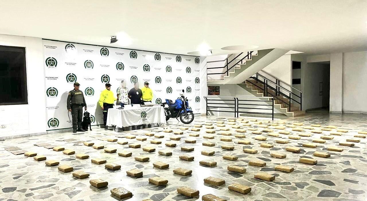 Encontraron más de 100 kilos de marihuana en una vivienda de Ibagué