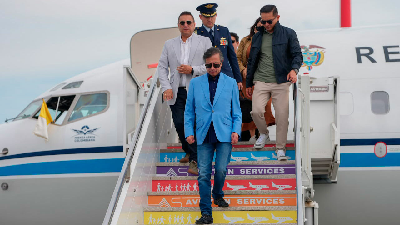 Presidente Petro ya está en Roma para encuentro con el Papa León XIV