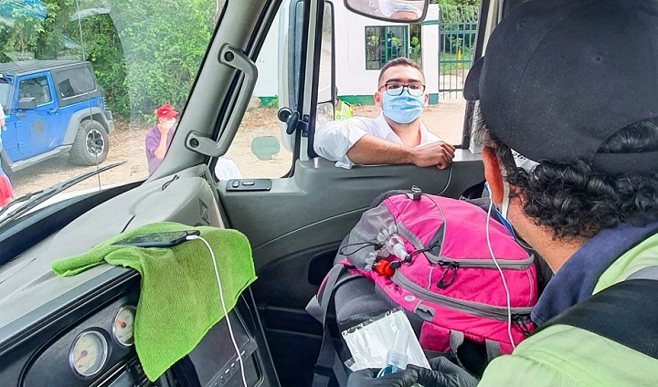 Campaña contra el Covid-19 en vías de Tolima