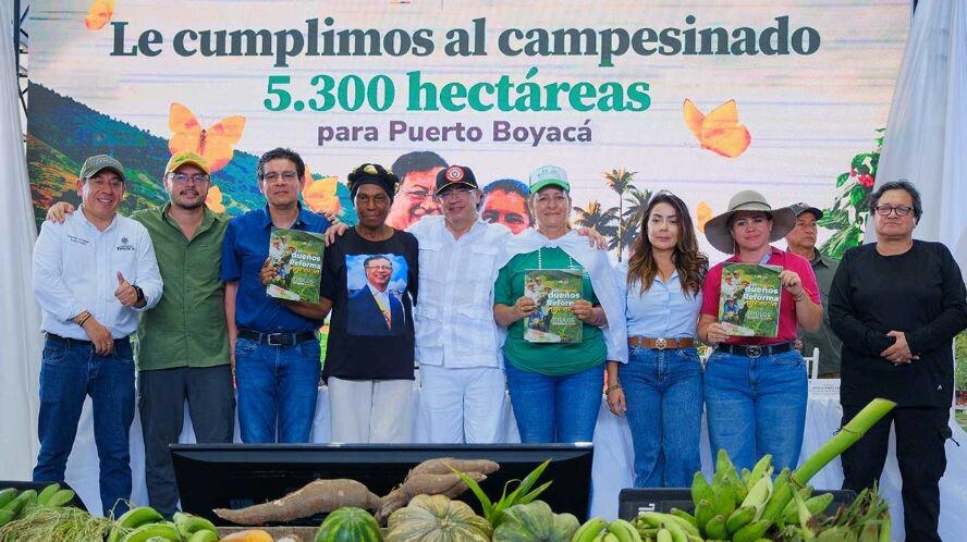 Reforma Agraria en Puerto Boyacá: 5.300 hectáreas para la paz