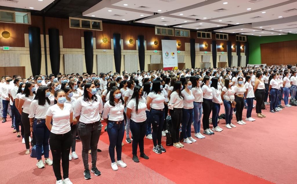 600 jóvenes inician su formación como patrulleros subsidiados por la Alcaldía y Gobernación