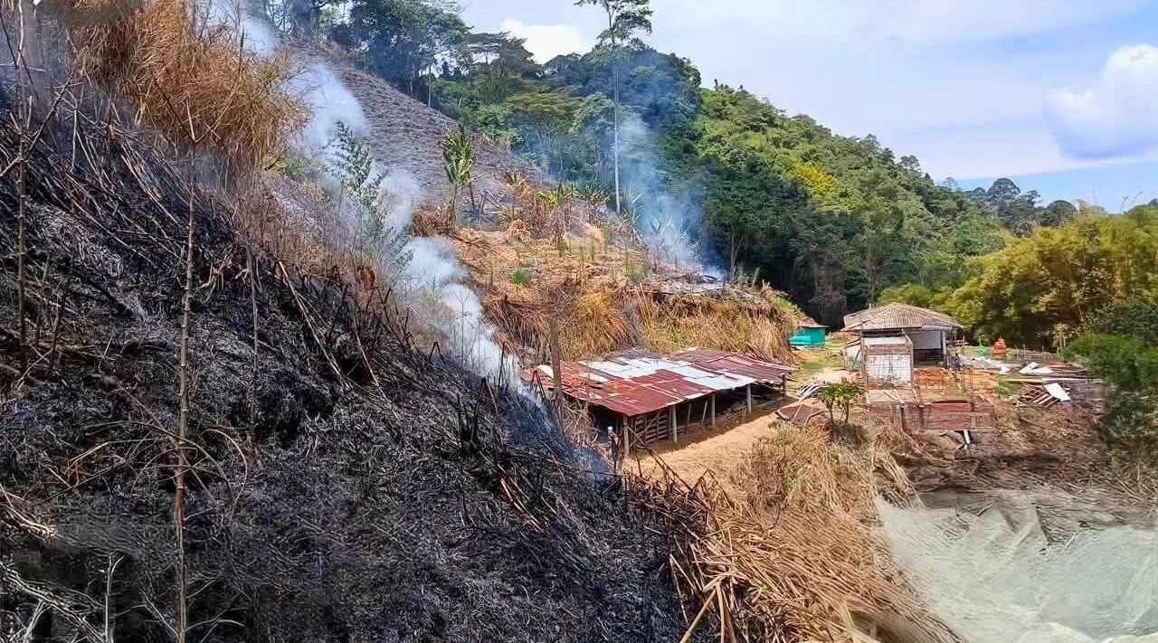 Persisten los incendios forestales en el Tolima