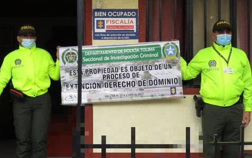 A extinción de dominio tres viviendas utilizadas para comercializar drogas en el Líbano