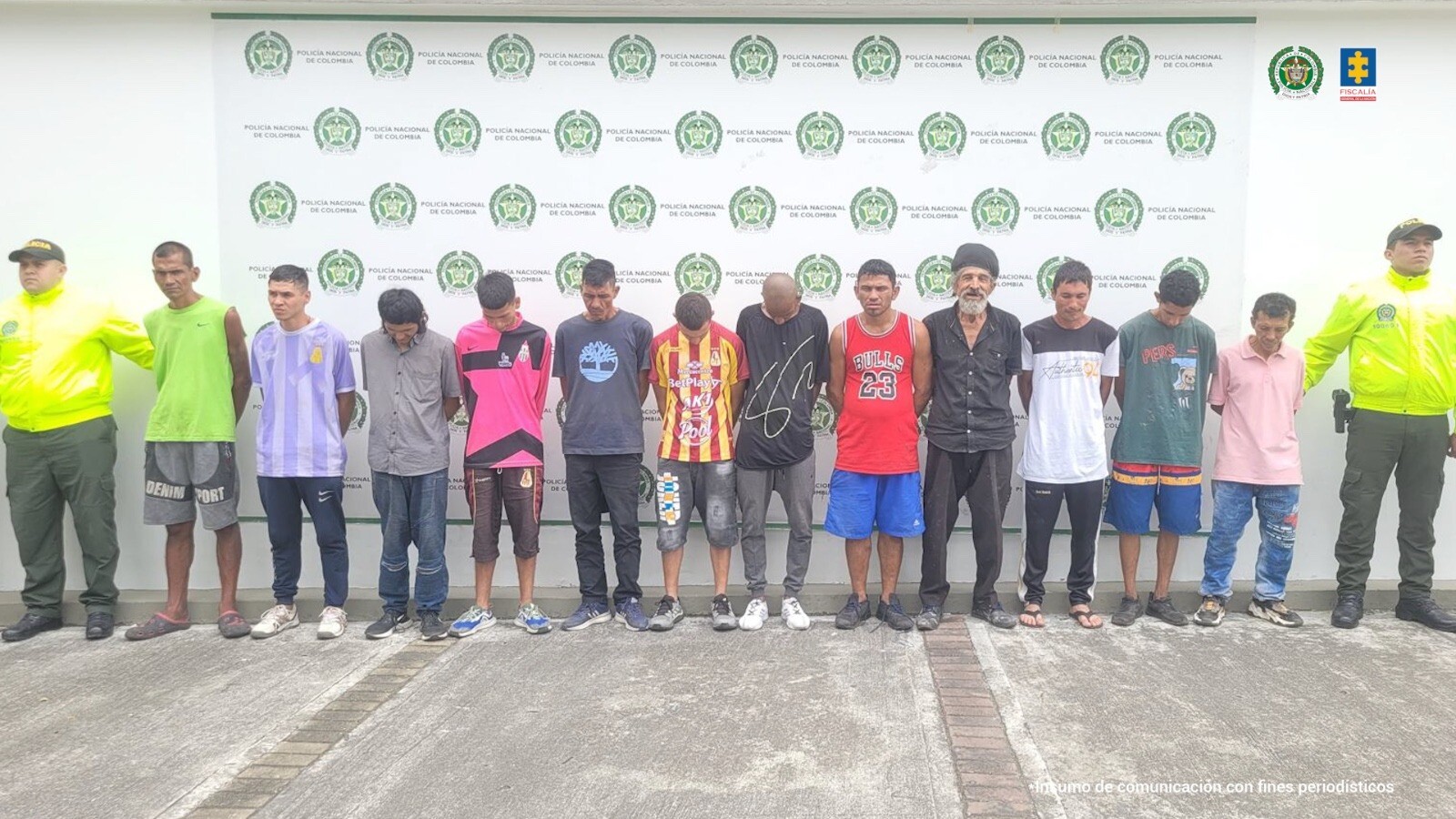 A la cárcel 14 presuntos vendedores de droga que operaban en el centro de Ibagué