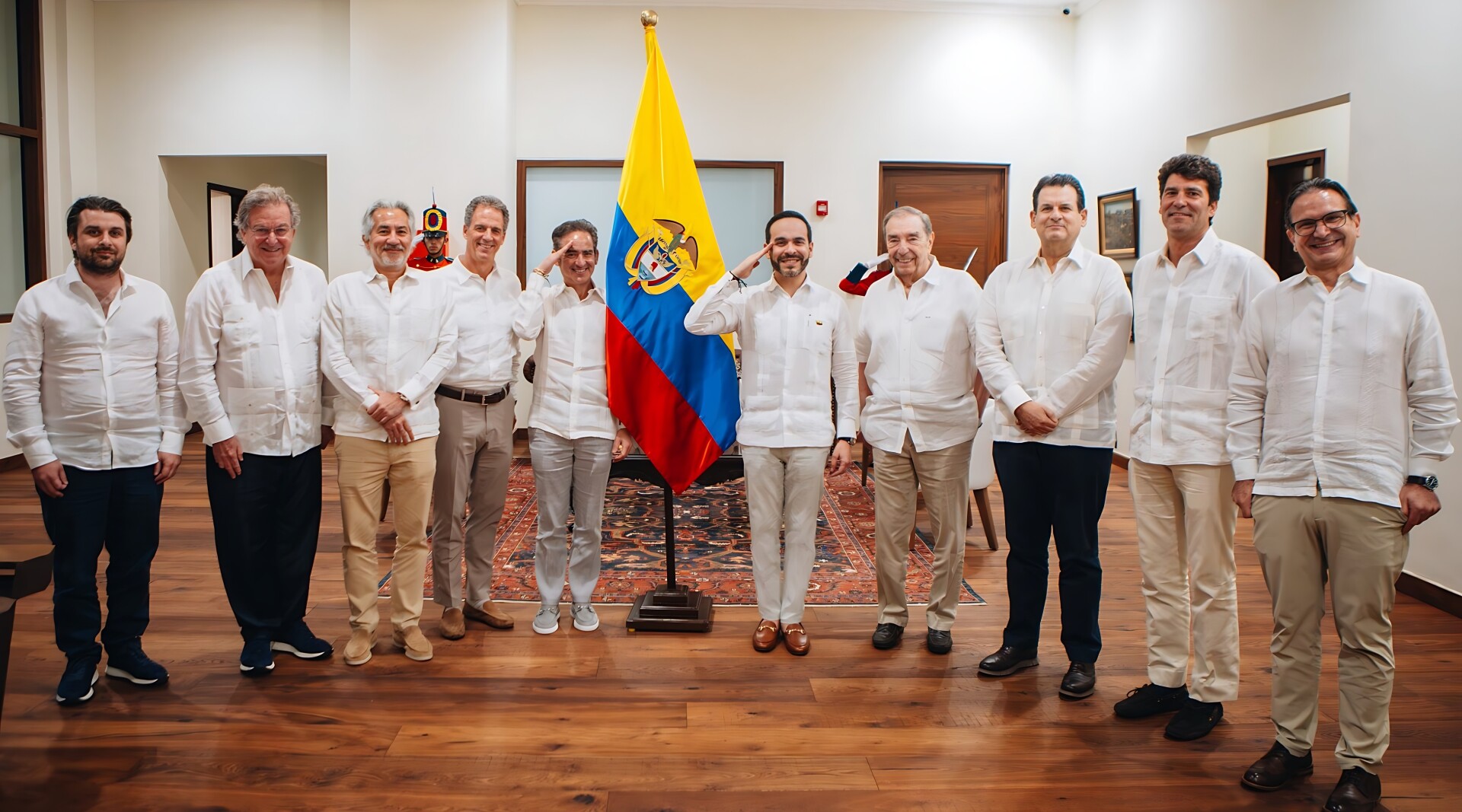 La reunión del presidente De la Espriella con los grandes “cacaos” del país