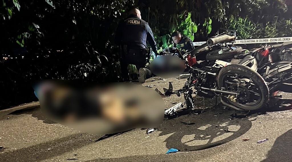 Accidente entre dos motos deja un menor fallecido y dos heridos en Ibagué
