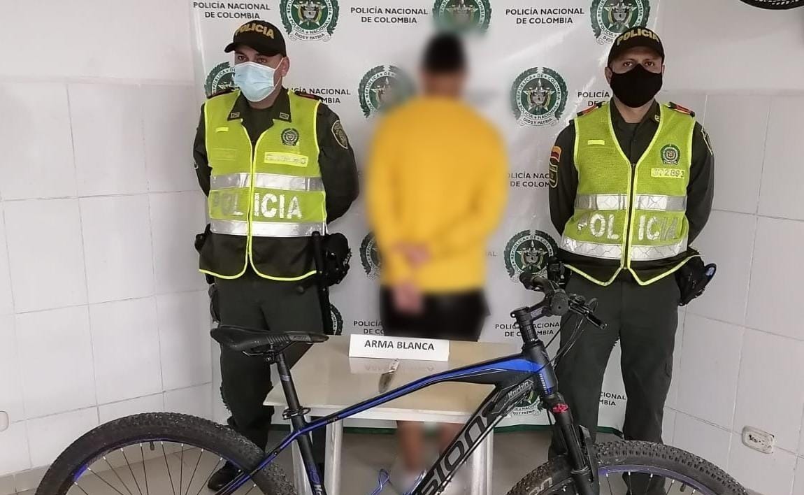 Adolescente de 16 años fue capturado por robarse una bicicleta en Ibagué