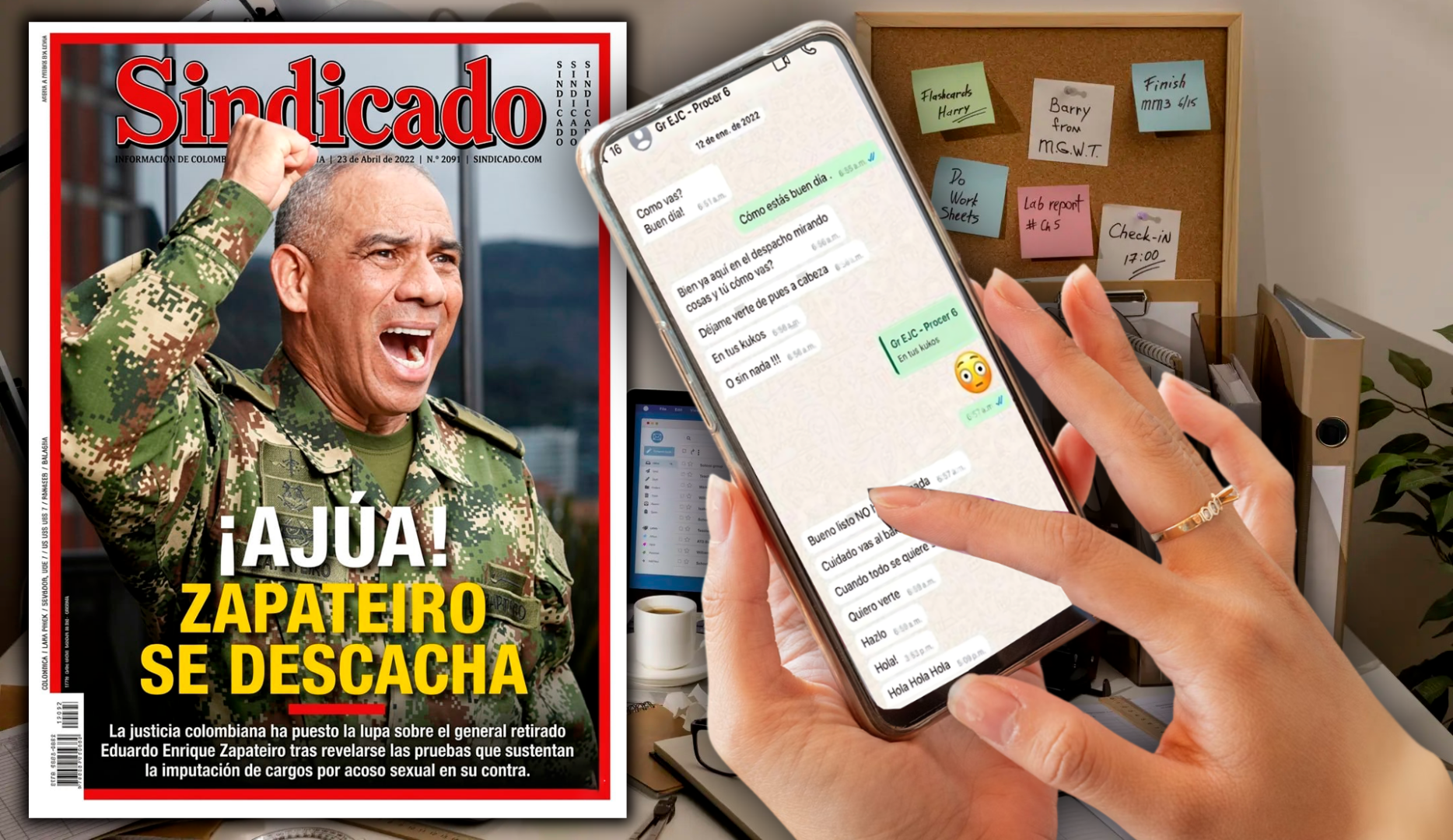 Las pruebas que incriminan al general (r) Zapateiro por acoso sexual