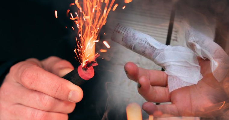 “Borrachos”, los más quemados con pólvora en esta Navidad