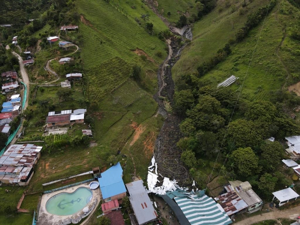 Alud en Rioblanco no dejó afectaciones humanas