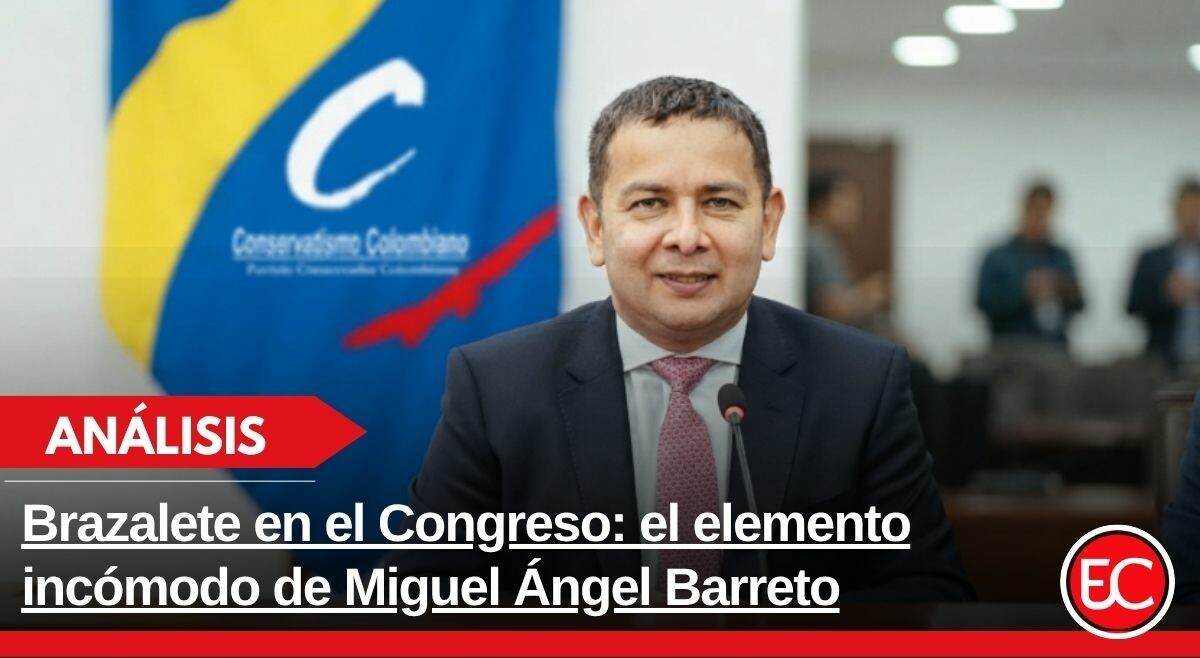 Brazalete en el Congreso: el elemento incómodo de Miguel Ángel Barreto