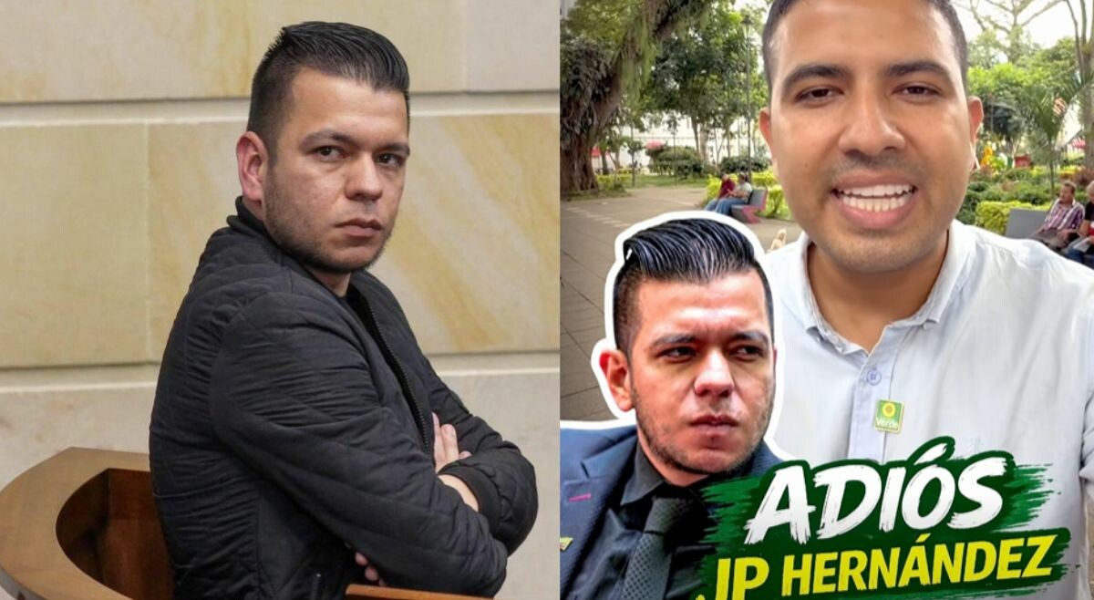 Andrés Zambrano celebra la salida de JP Hernández del partido  Verde: "Era incompatible"