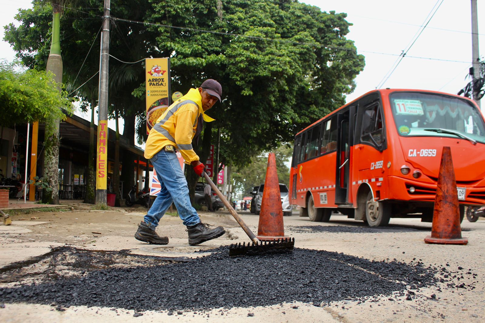 Anuncian parcheo de la avenida Ambalá entre calle 103 y El Salado en Ibagué