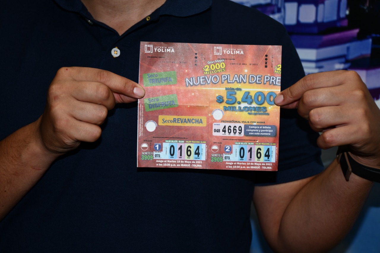 Apareció el Ganador del Secorevancha de la Lotería del Tolima