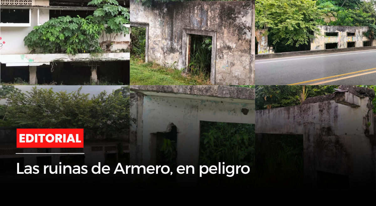 Las ruinas de Armero, en peligro