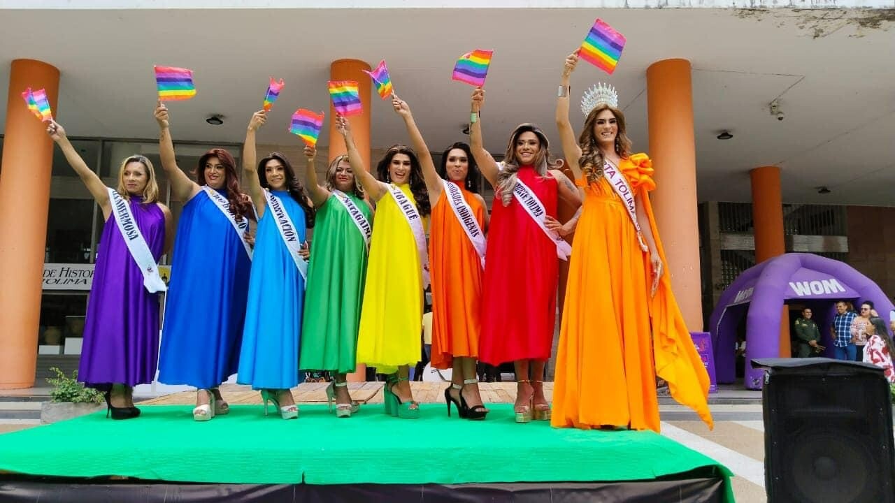 Artistas de comunidad LGBTIQ+ realizan reinado en Ibagué