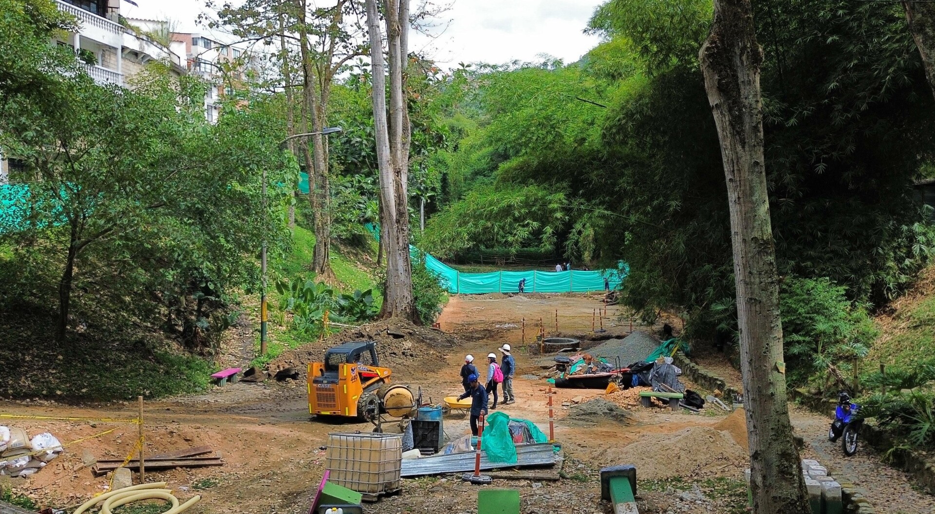 Avanzan las obras de rehabilitación en el Parque Centenario