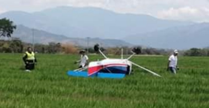 Piloto de avioneta se salvó de morir en accidente