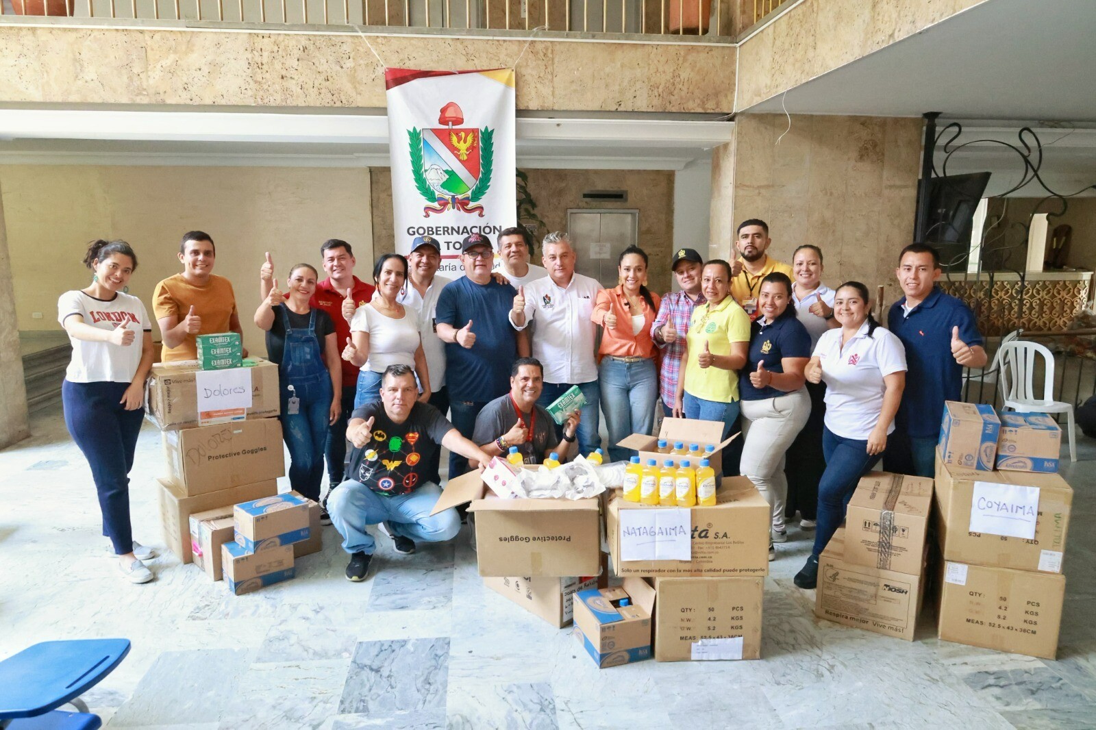 Municipios del Tolima reciben ayuda solidaria