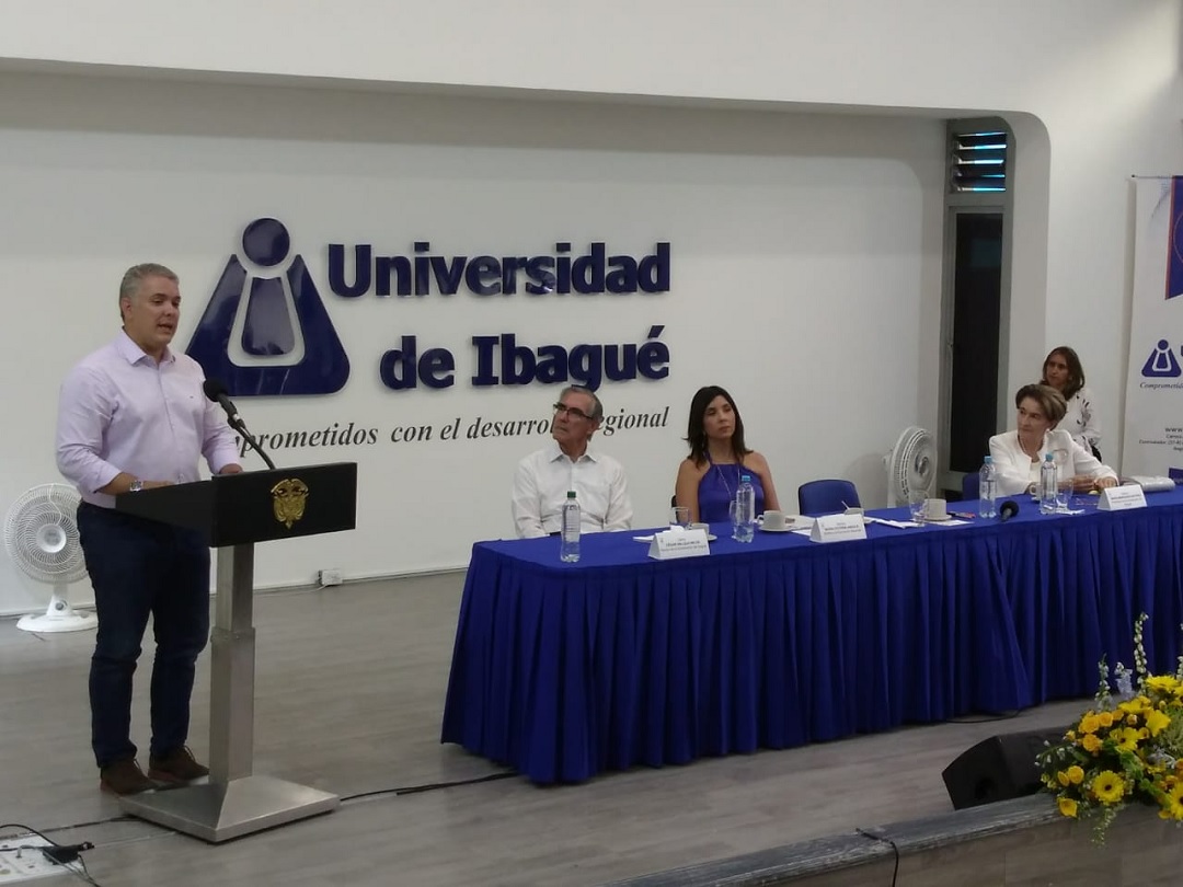Presidente Duque destaca labor de la Universidad Ibagué