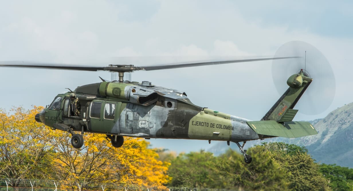 Accidente de helicóptero militar en el Cauca no deja por el momento víctimas mortales