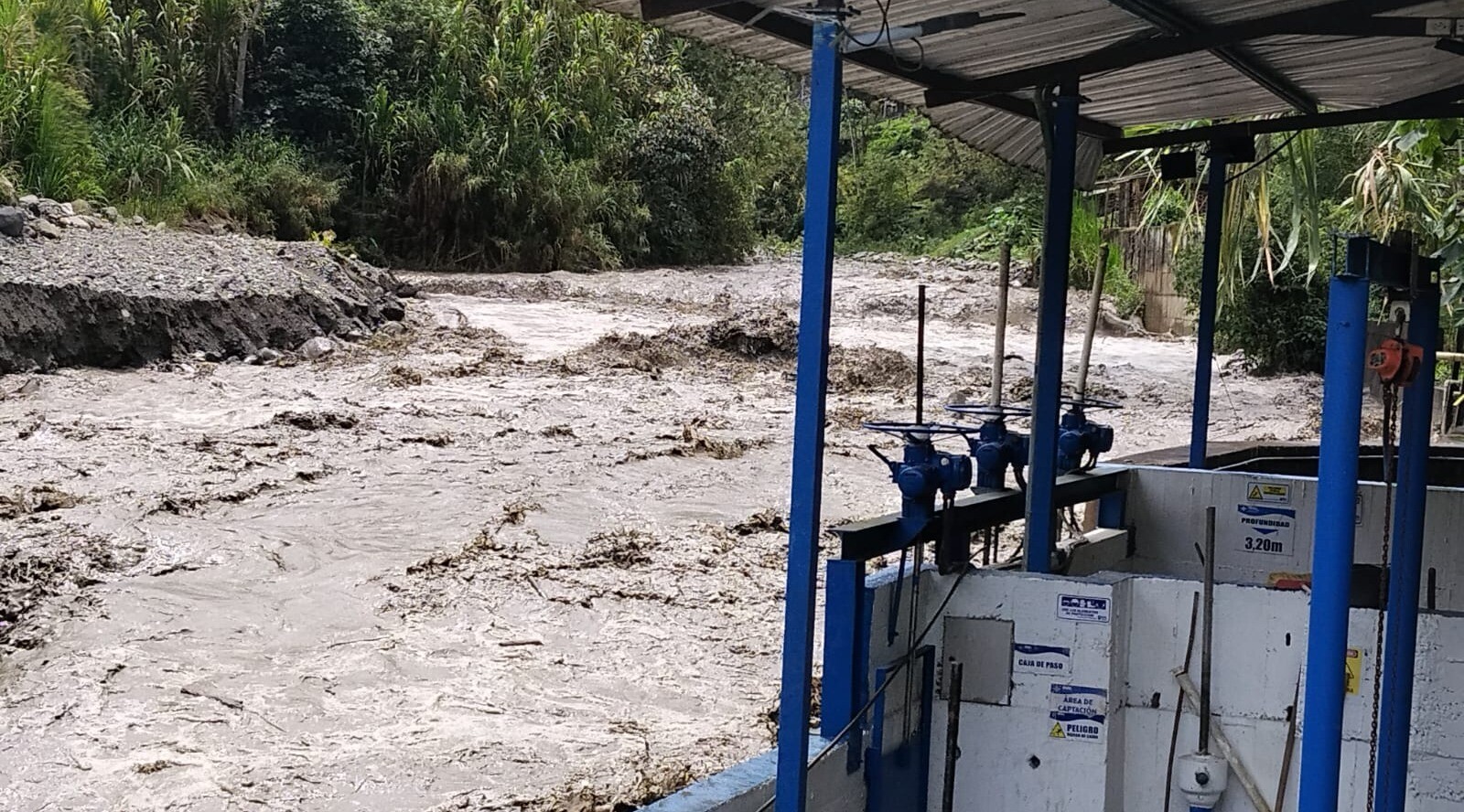 IBAL suspende captación de agua por alta turbiedad en la bocatoma Combeima