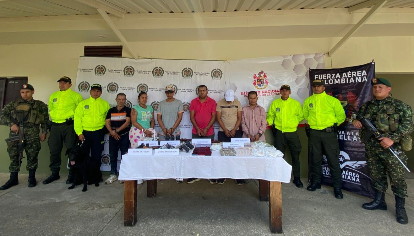 Caen presuntos colaboradores de las disidencias en Planadas