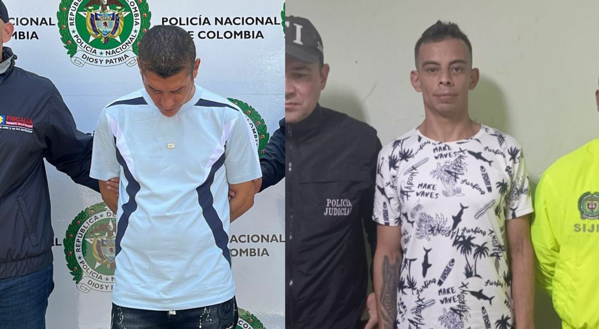 Caen presuntos sicarios por un doble homicidio en Ibagué