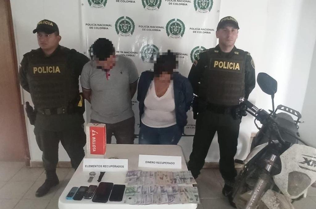 Capturan a una pareja por robar a una adulta mayor de 87 años en Dolores