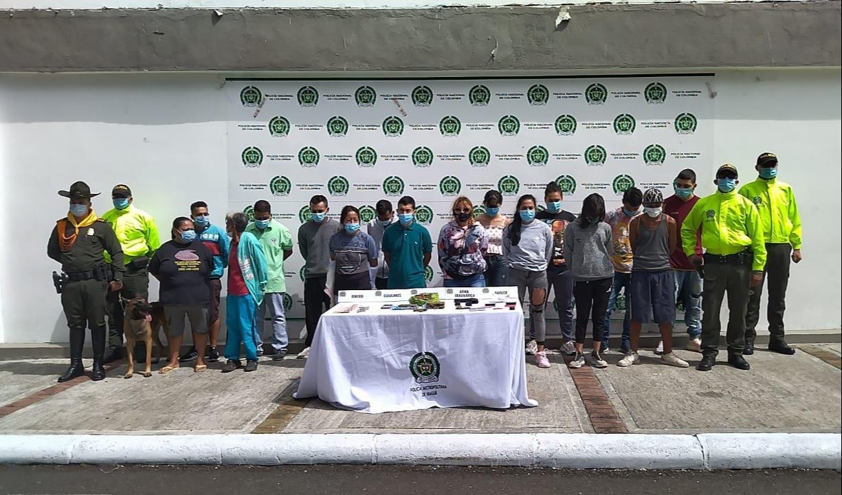 Capturadas 16 personas acusadas de pertenecer a una banda de microtráfico en Ibagué